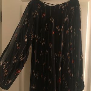 Black, Long-Sleeve Dress